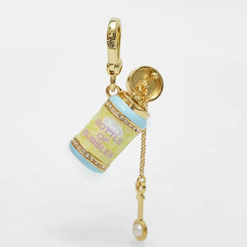Bubble Bottle Enamel Jewelry Locket Neckelace