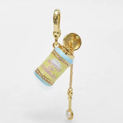 Bubble Bottle Enamel Jewelry Locket Neckelace