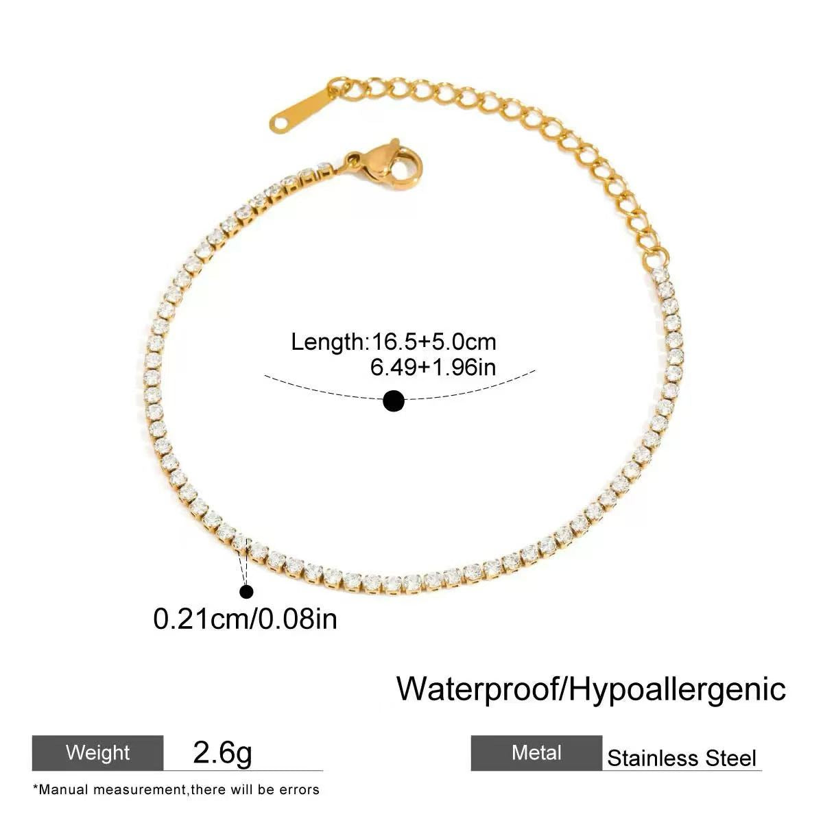 Aqua Glow Evil Eye 5-Piece Bracelet Stack