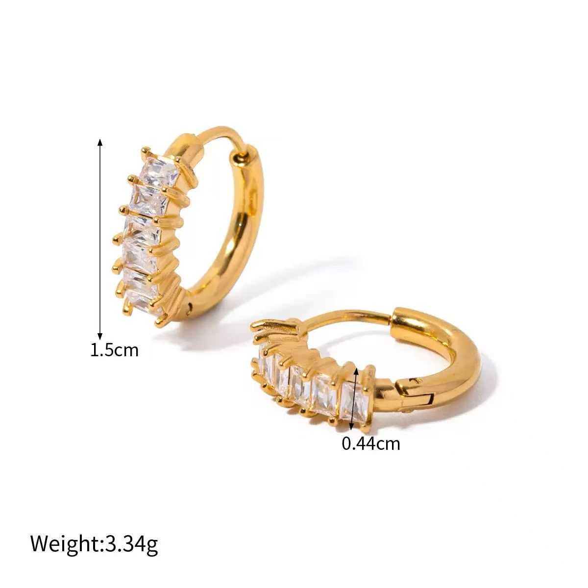 Multi Hoop Ear Cuff Stack Set
