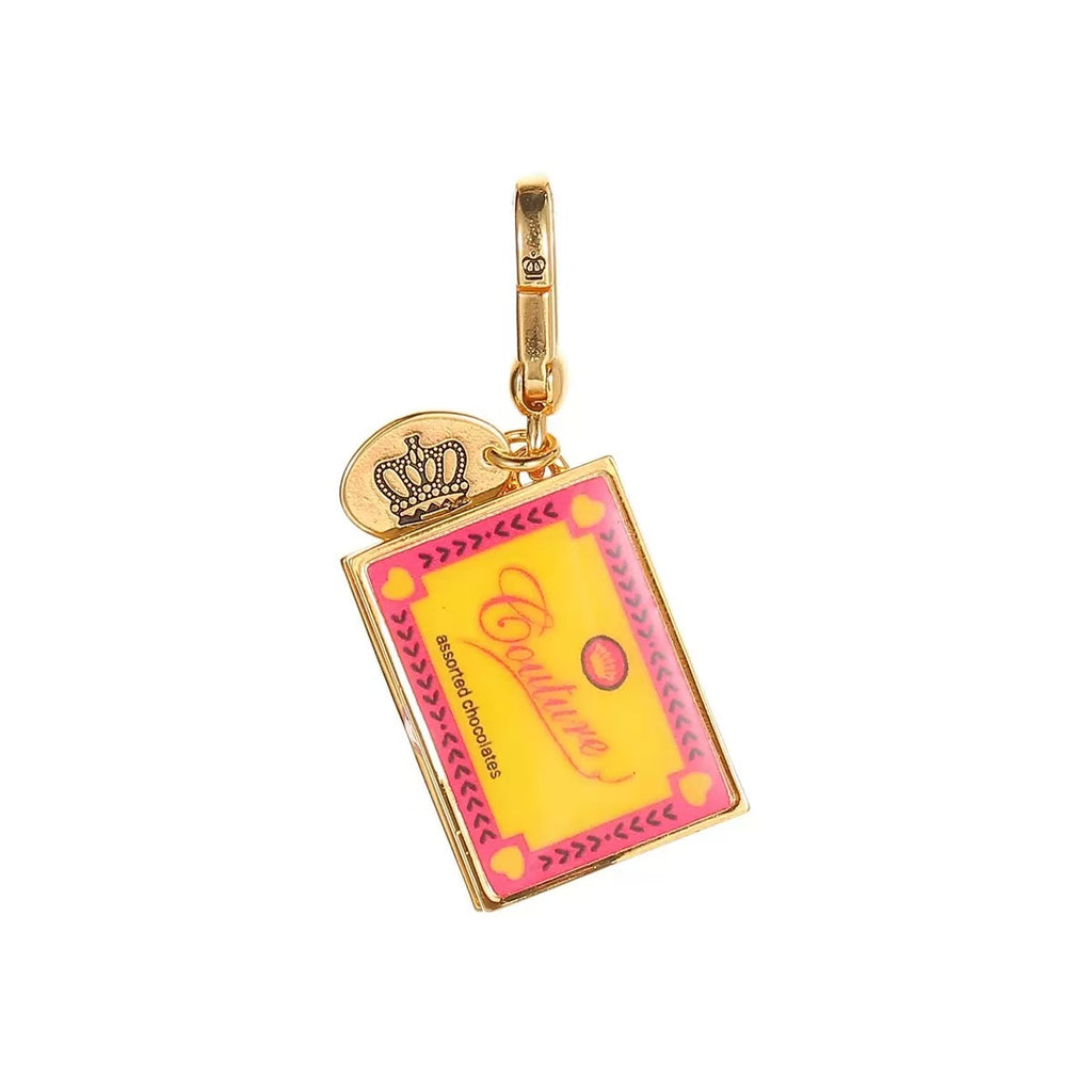 Vintage Chocolate Box Enamel Necklace