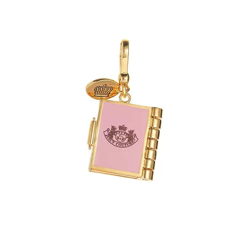 Juicy Pink Book Locket Necklace