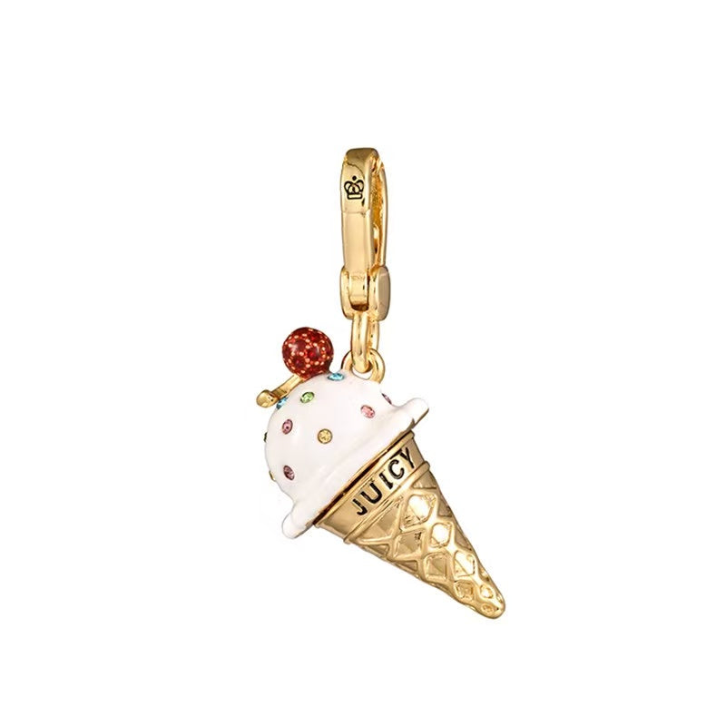 Ice Cream Cone Charm Necklace