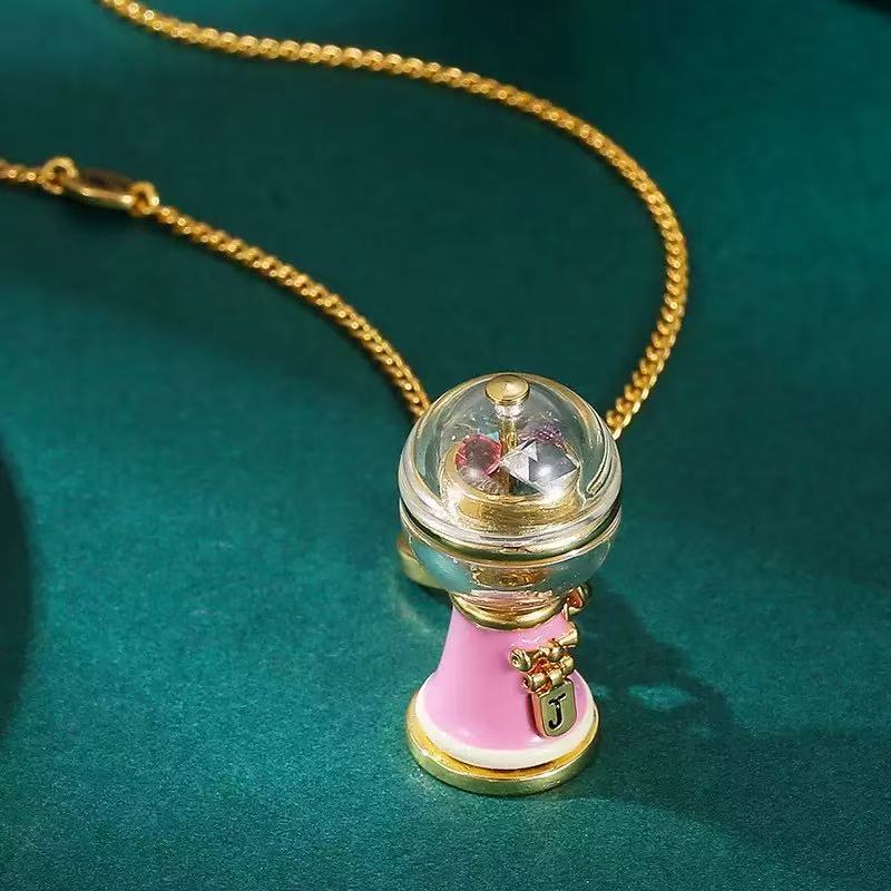 Gumball Machine Charm Necklace