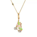 Roller Skate Charm Necklace