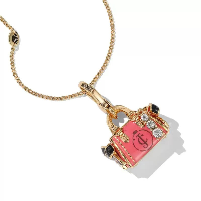 Bow Handbag Charm Necklace