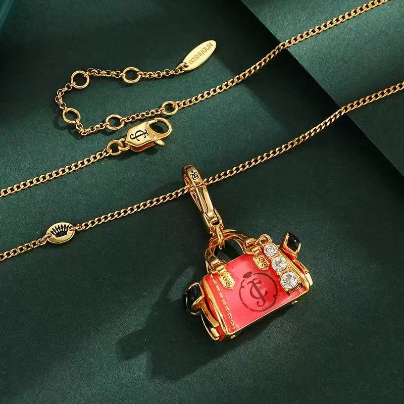 Bow Handbag Charm Necklace