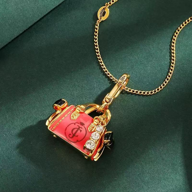 Bow Handbag Charm Necklace