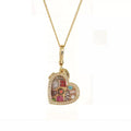 Vintage Limited Edition Heart Chocolate Locket Necklace