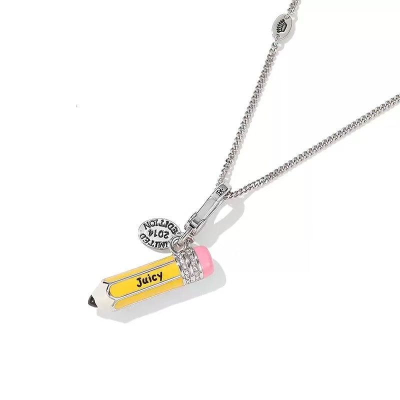 Pencil Enamel Charm