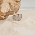 Angel Heart Signet Ring