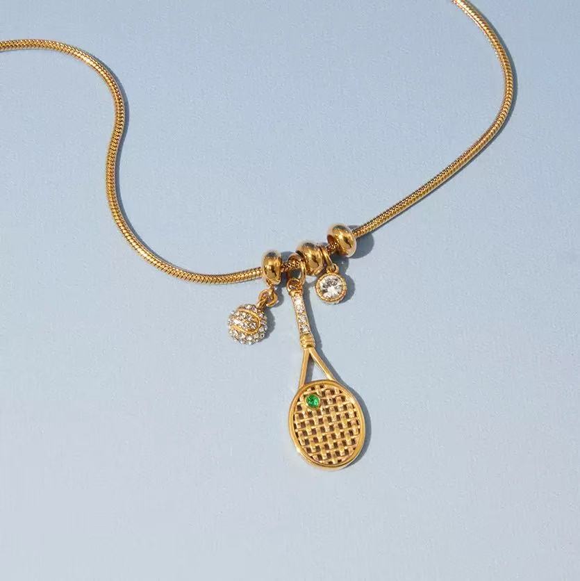 Tennis Racket Necklace