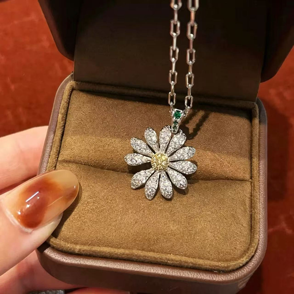Daisy Luxury Full Paved Jewelry Set