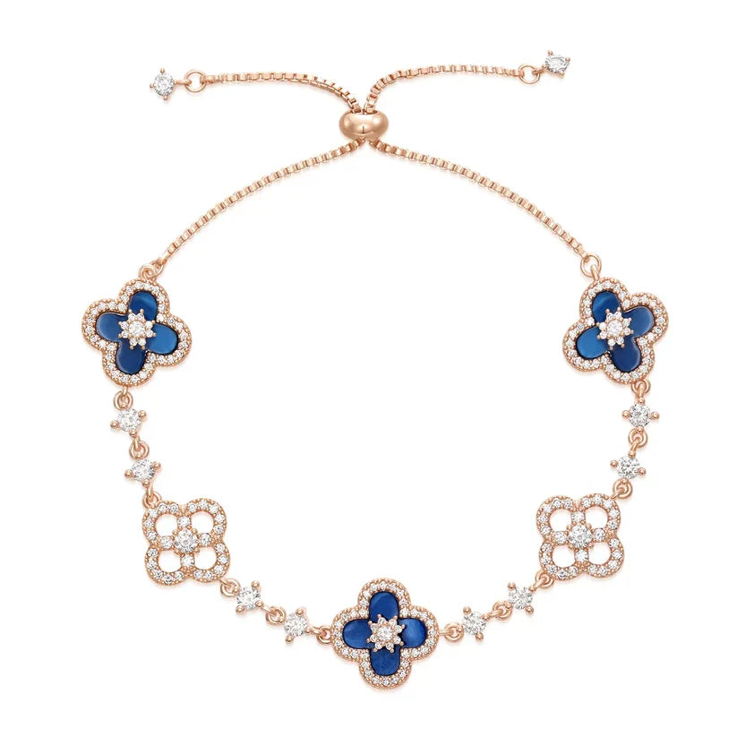 Royal Blue Four-leaf  Set