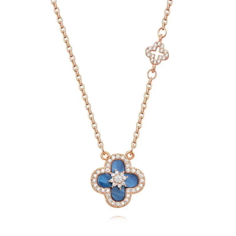 Royal Blue Four-leaf  Set