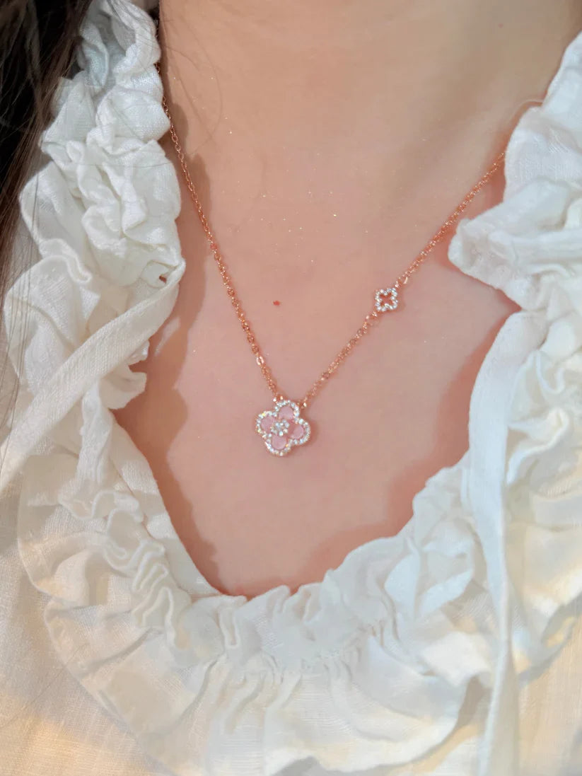 Sweet Pink Four-leaf Set