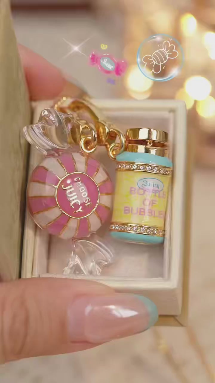Enamel Candy Pendant Necklace